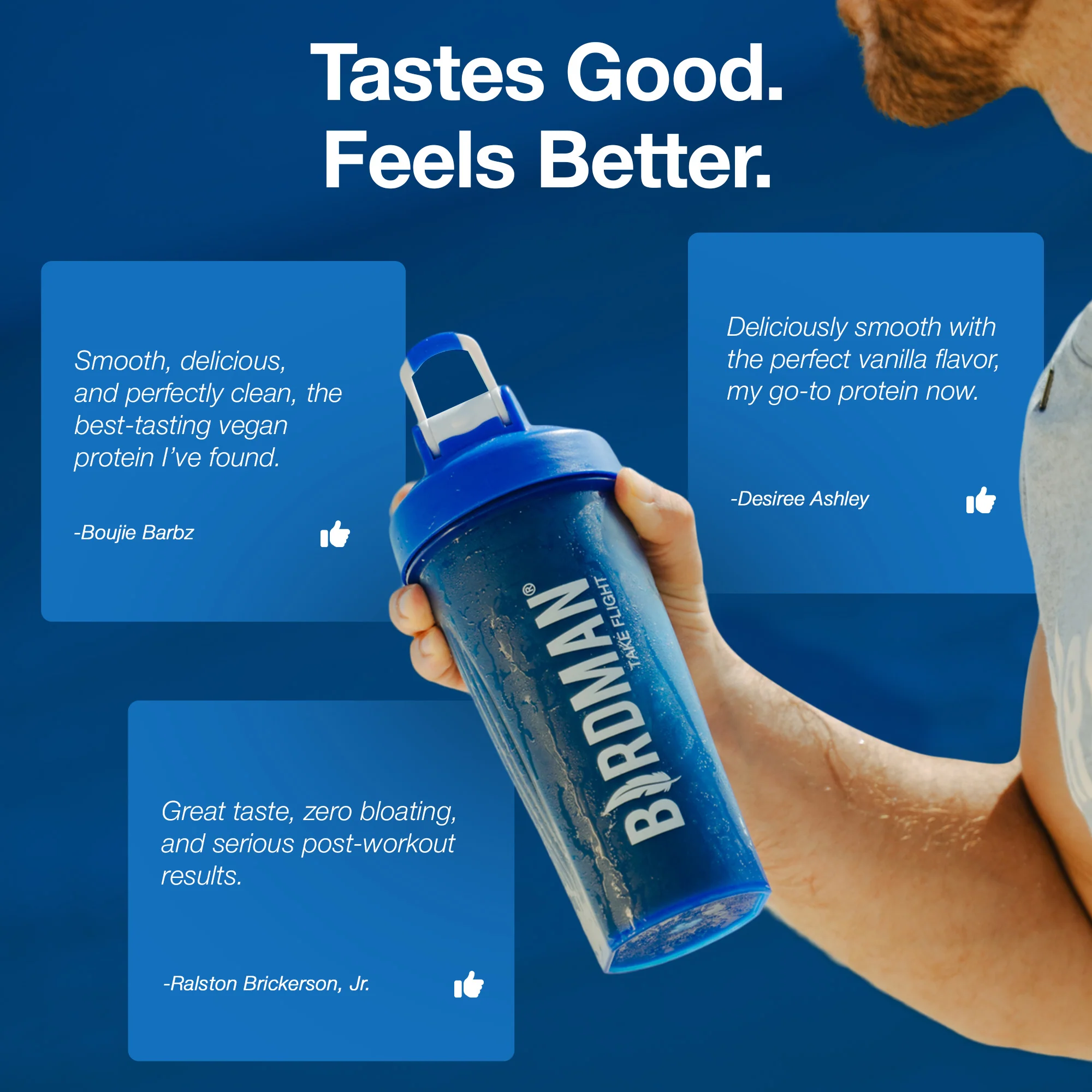 Falcon Protein Plant-Based Protein Powder - Vanilla Flavor -  1.32lbs - Image 5