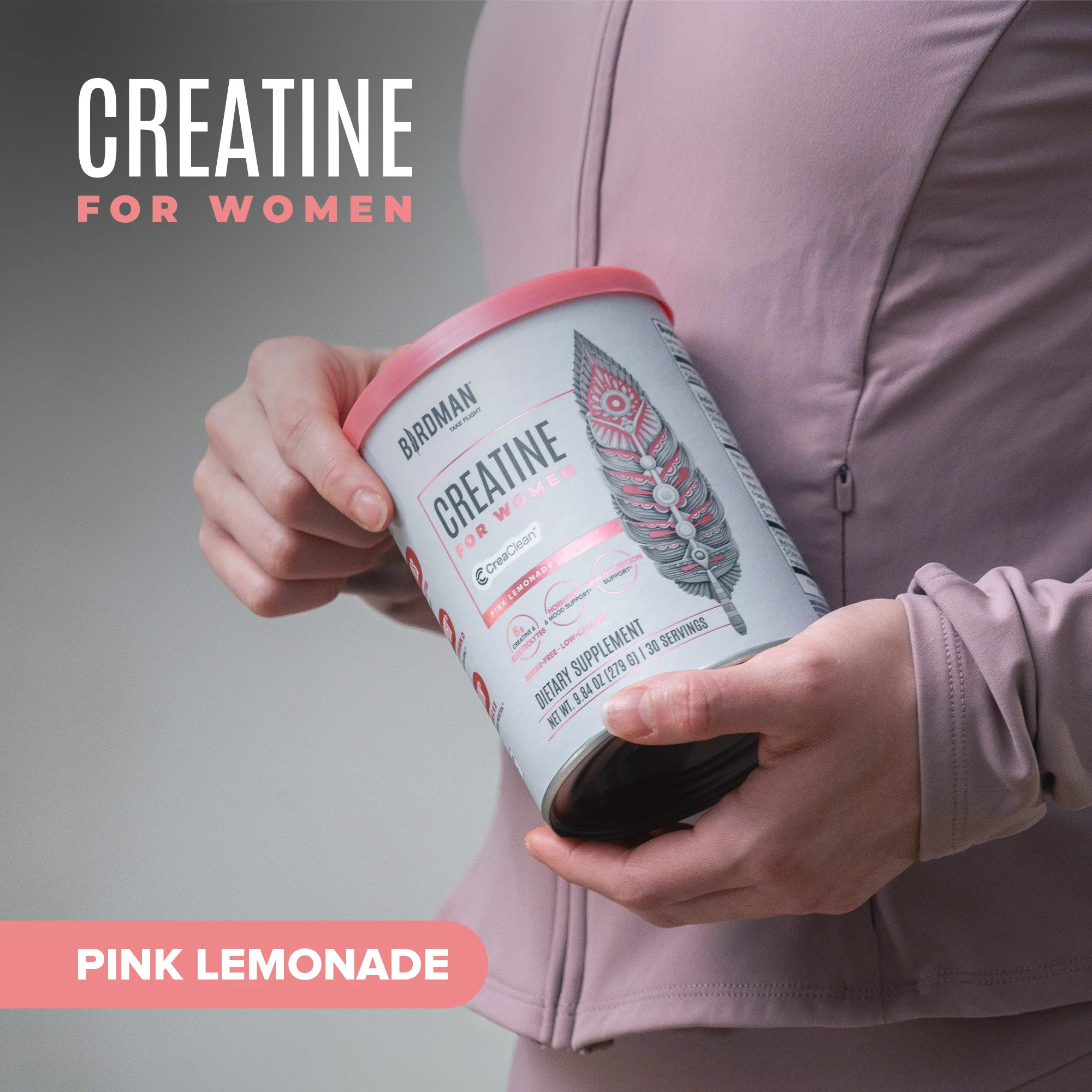 Creatine for Women: Creatine + Inositol + Electrolytes + Vitamins - 9.84 oz - Image 10