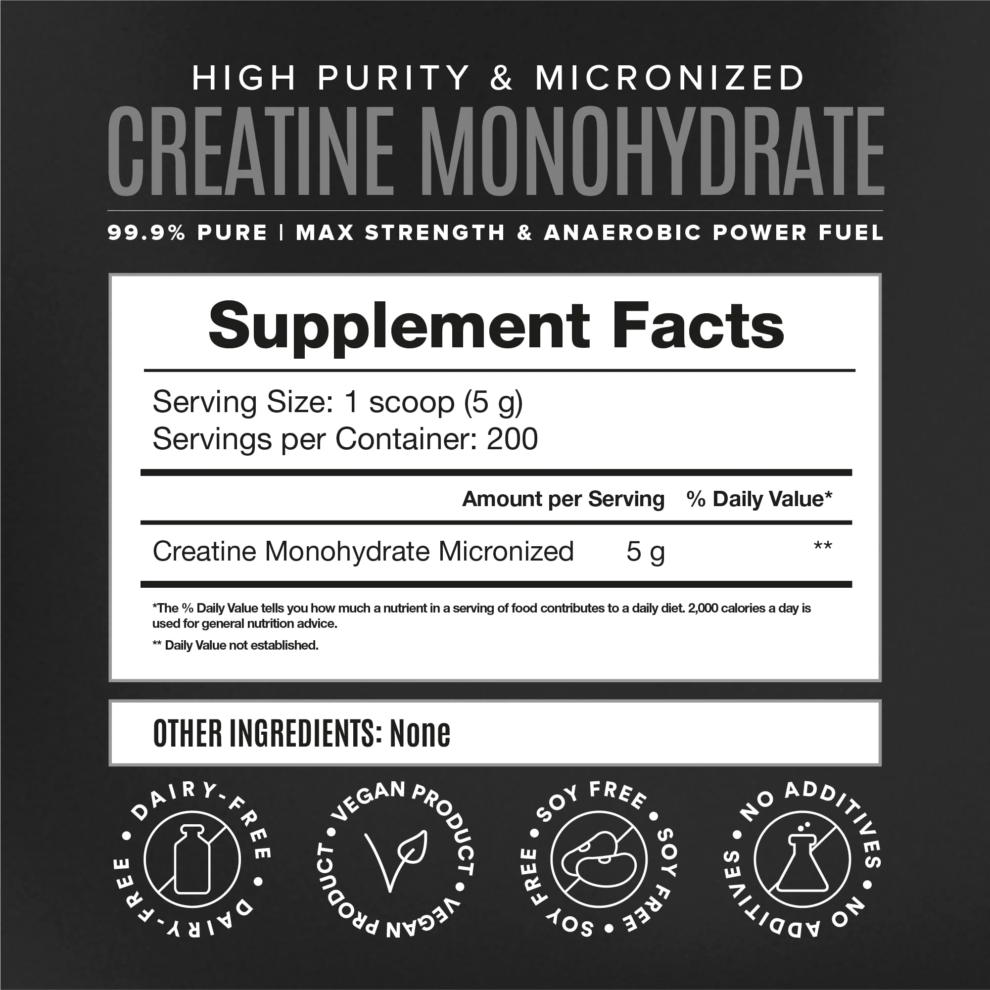 High-Purity Micronized Creatine Monohydrate - 2.2lbs - Image 7